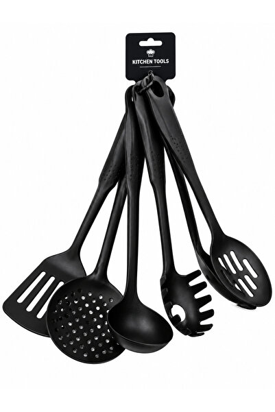 Generic Brand Set 5 ustensile de bucătărie – Negru