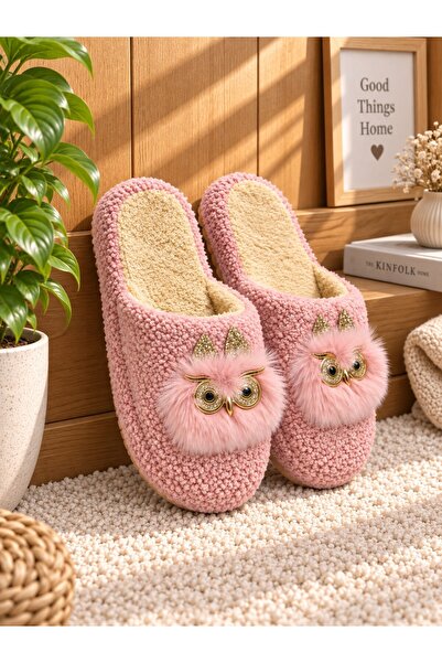 Moda Frato 3'lü Paket BAYKUŞ Kadın Terlik Ev Terliği Ses Yapmayan Taban Yumuşak Rahat Terlik