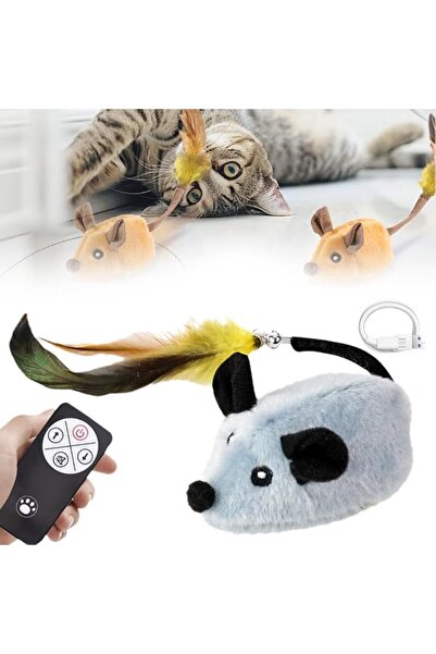 NALACAL Interactive Cat Toys, Indoor Remote Control Cat Toys, Automatic Cat T...