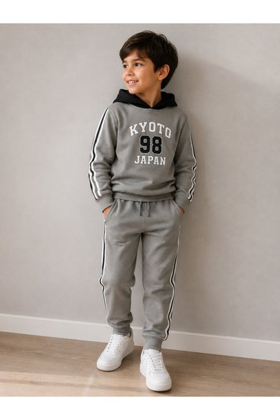 Victor and Jane Boys Hoodie Sweatshirt and Jogger Pants Set