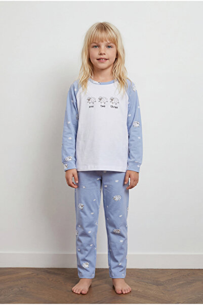 Hays Kız Çocuk Pamuklu Uzun Kollu Pijama Takımı