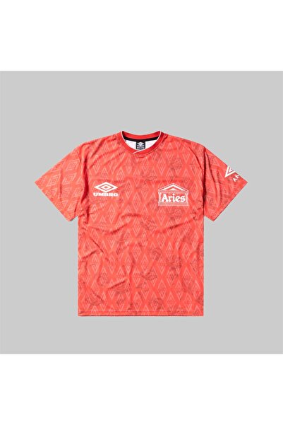 Aries x Umbro Φανέλα Ποδοσφαίρου Κόκκινες Τριαντάφυλλες