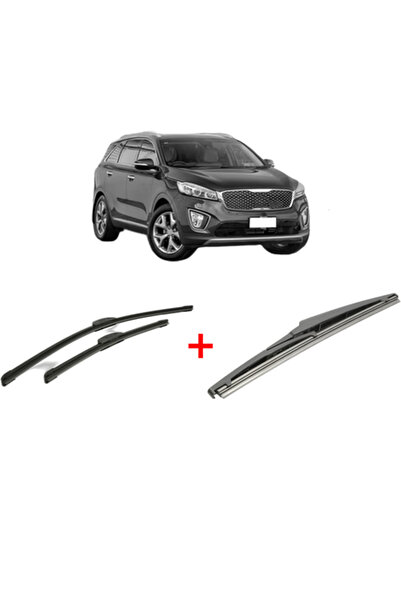 Bosch Σετ 3 υαλοκαθαριστήρων για KIA SORENTO III (UM) 2015 - 2020, για μπροστ...