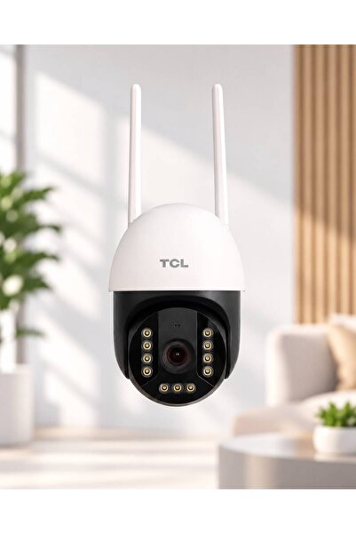 TCL C1LD3 TCL 360° Akıllı Güvenlik Kamerası – IPX6, Renkli Gece Görüşü, Çift ...