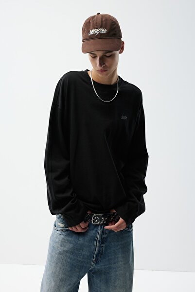 Pull & Bear Uzun kollu STWD tişört