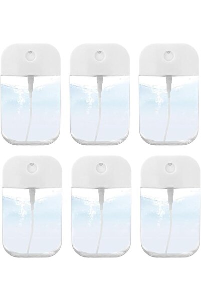 ASKIND 6 Pcs Clear Spray Bottles, Portable Card Spray Bottles, 50 ML Refillab...