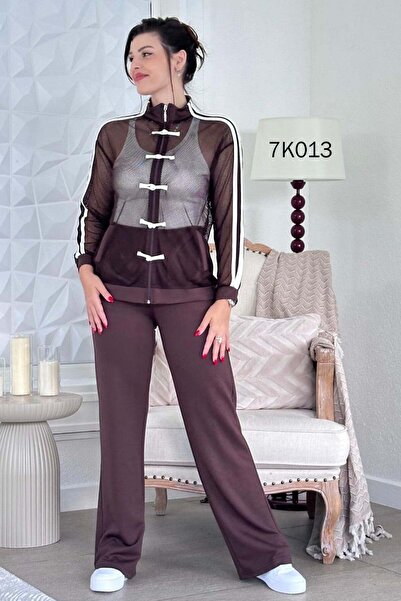 İnce Topuk Mesh Top Modal Set 7K013