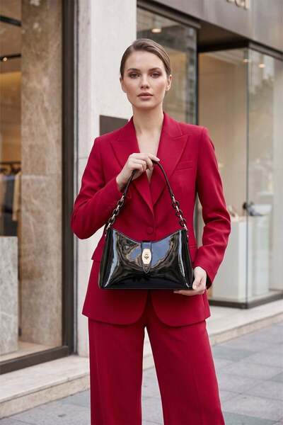 Guja 26Kc3033 Women's Shoulder Bag Black