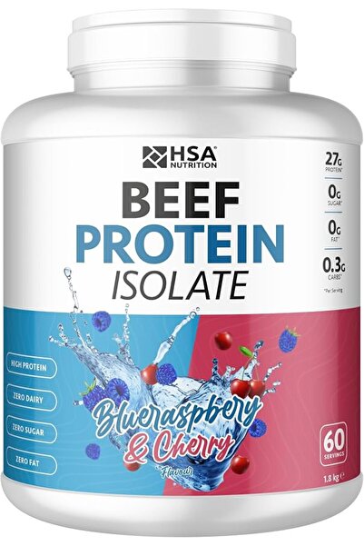 Hsa HSI Nutrition - Beef Protein Isolate Blueberry Cherry Flavor (1.8 kg)