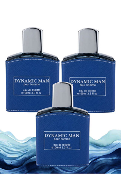 BIG OCEAN 3 Pieces Dynamic Man Pour Homme Perfume 100ML