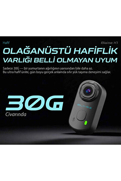 BLAISE K1 Aksiyon Kamera + 32Gb SD Kart Hediyeli