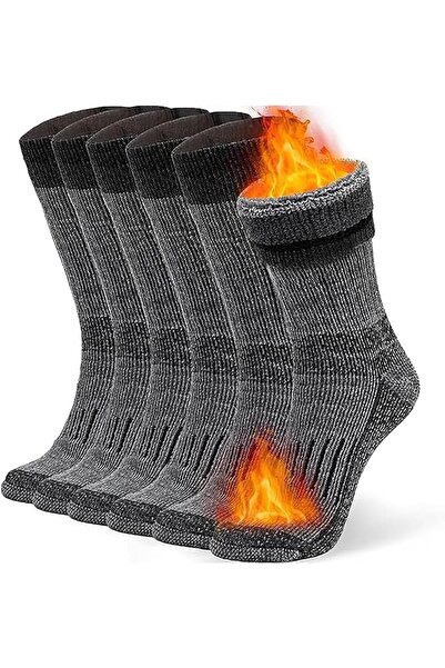 Arabest 3 Pairs Merino Wool Ski Socks,Thermal Snowboard and Winter Hunting Kn...