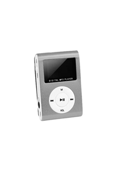 Setty MP3 Player με οθόνη LCD, ακουστικά και υποδοχή microSD, ασημί