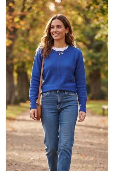güncüoğlu New Season Sports Cut-Out Bottom, Elastic Sleeves, Drawn Sleeves, B...
