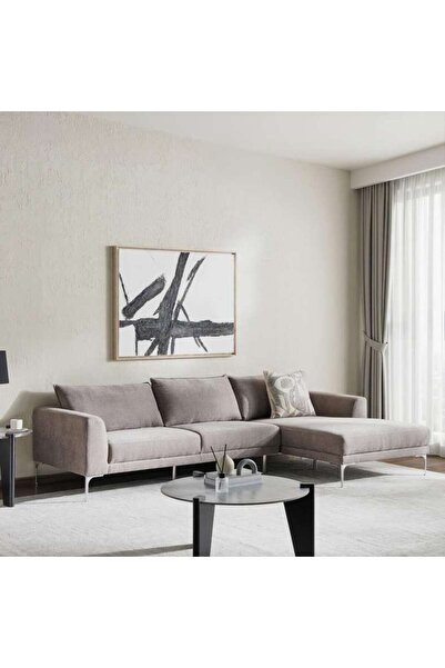 PAN HOME Newfield Sectional Sofa (right) - Brown