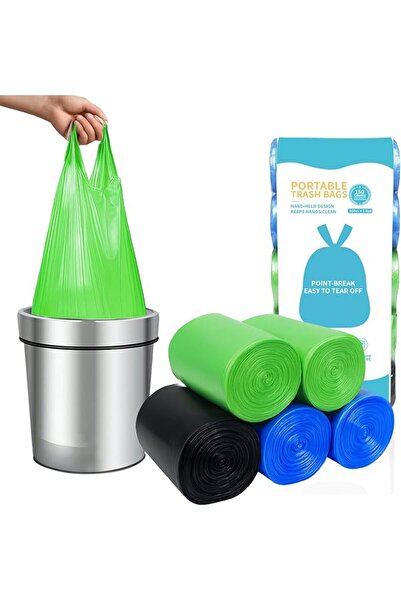 GENERAL MakMeFre 5pk 4gal Colorful Small Trash Bags Heavy Duty Scented 150count