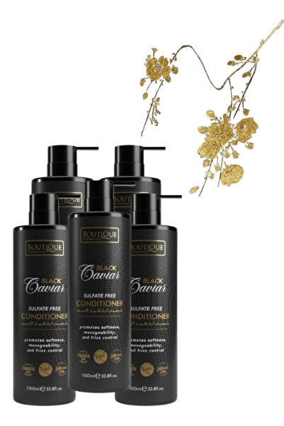 Boutique 5 Pieces Black Caviar Sulfate Free Conditioner 1000ML