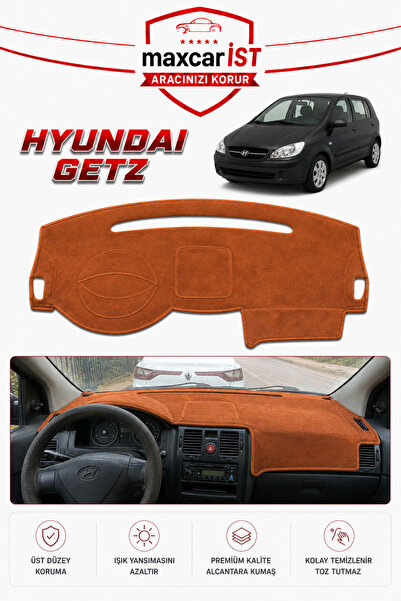 COLONY Hyundai Getz Elegance Serisi Uyumlu Torpido Koruma Örtüsü/Kılıfı Taba