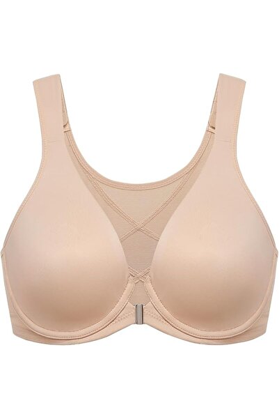 GENERAL DELIMIRA Women's Front Closure Bras Posture Full Coverage Plus Size U...