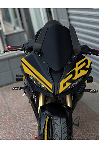 Banxtre RKS SRK 125 ve SRK 250 Uyumlu Racing RR Kafa Çizgili 3 Parça Kafa Det...