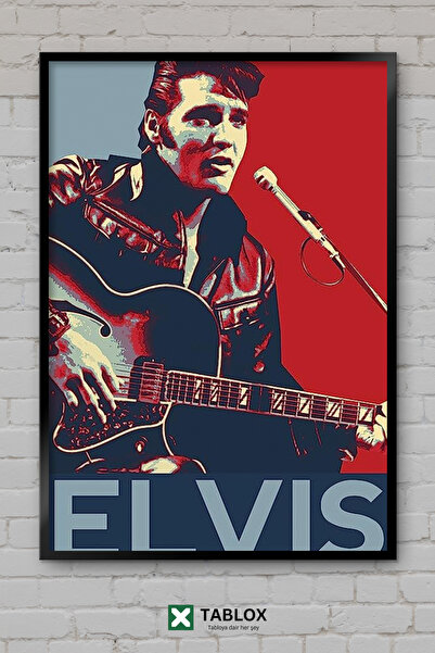 TABLOX Elvis Presley Gitara Rok i rol muzika Pop art okvir Izgled dekorativne...