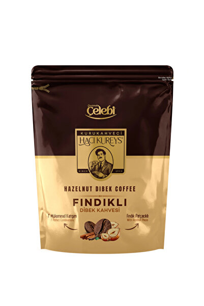 Gourmet Çelebi Kurukahveci hacı kureyş hazelnut dibek coffee 170 gr.