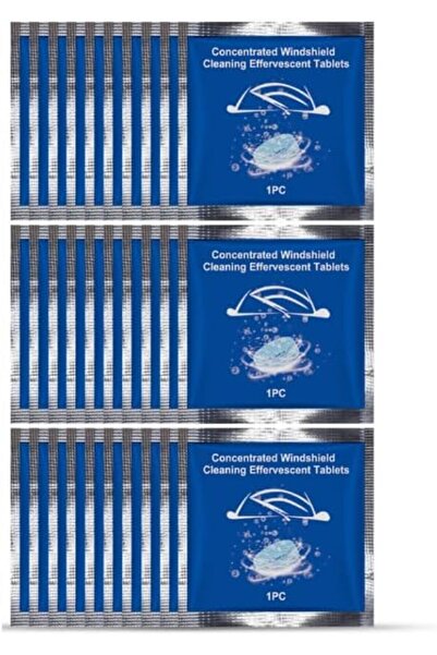 NALACAL 30 Pieces Windshield Washer Tablets, Makes 30 Gallons of Wiper Fluid,...