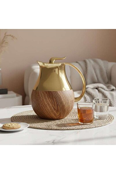 PAN HOME Umnia Vacuum Flask 1l -gold