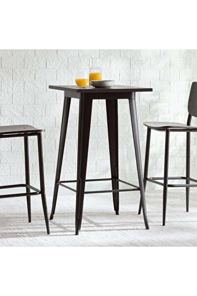 PAN HOME Regner 2 Seater Bar Table Wood - Dark Brown