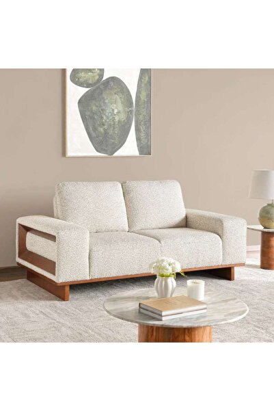 PAN HOME Rainshade 2 Seater Sofa - Beige