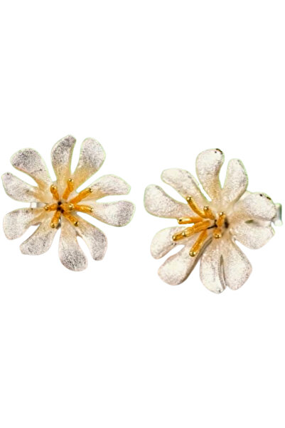 Trusky Cercei cu flori din argint. Argint. 925