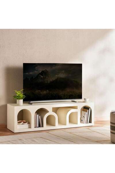 PAN HOME Yureka Tv Unit Upto 60 Inches - Off White