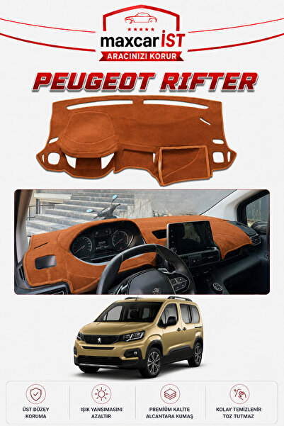 COLONY Peugeot Rifter (2018-2026) Elegance Serisi Uyumlu Torpido Koruma Örtüs...
