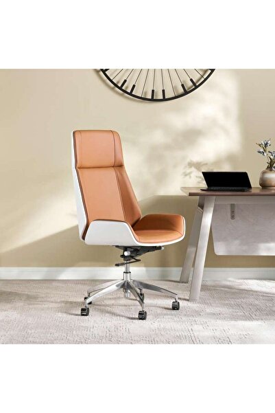 PAN HOME Nando High Back Office Chair - Brown