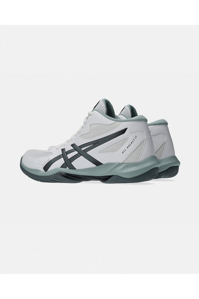 Asics Gel-rocket mt 12 men's cream/black volleyball shoes 1071a132-100