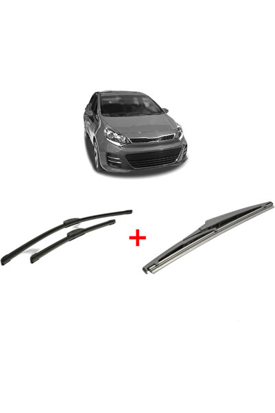 Bosch Σετ 3 υαλοκαθαριστήρων KIA RIO III Hatchback Van (UB) 2011 - 2017, για ...