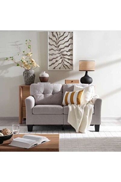 PAN HOME Lilac 2 Seater Sofa