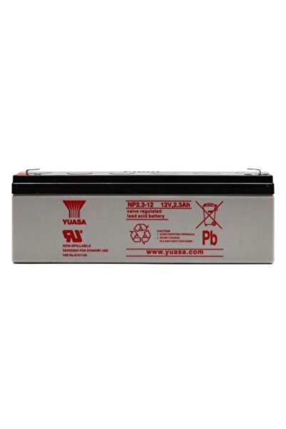 Yuasa Μπαταρία SLA NP2.3-12 12V 2.3Ah (1 τεμάχιο) (Χωρίς συσκευασία)