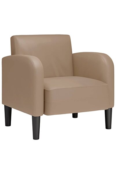 vidaxl Canapea scaun cu cotiere Cappuccino 54 cm piele artificială