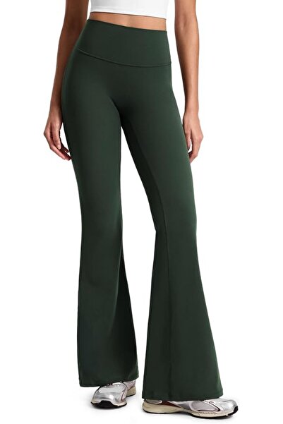 CRZ YOGA Softretch No Front Seam Flare Leggings 29"/31''/33" - High Waist Wom...
