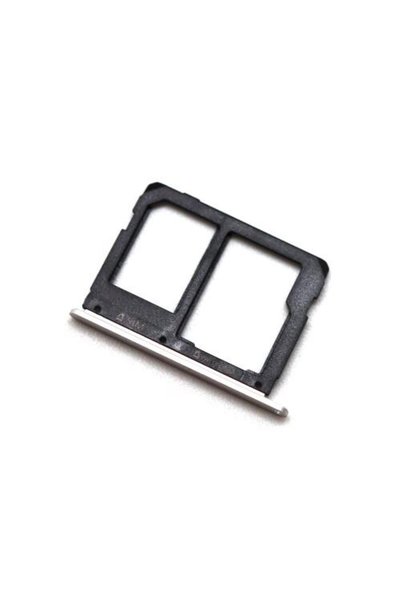 Samsung Θήκη κάρτας SIM & κάρτας SD A315G Galaxy A31 Ασημί (Γνήσιο)
