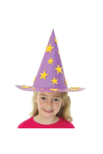 Baker Ross Coloured Witch & Wizard Hats-pack 3