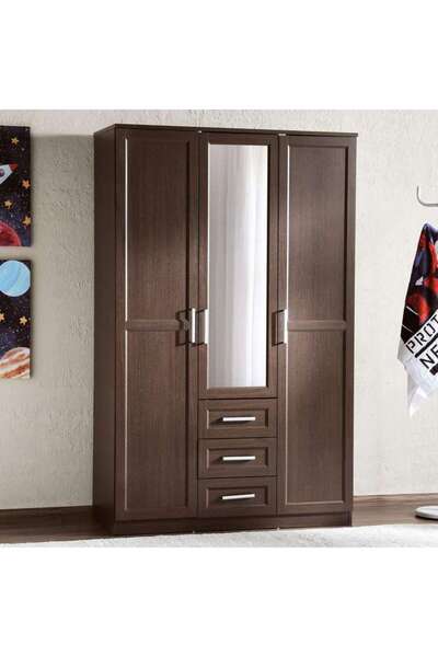PAN HOME Malmo 3 Door Wardrobe