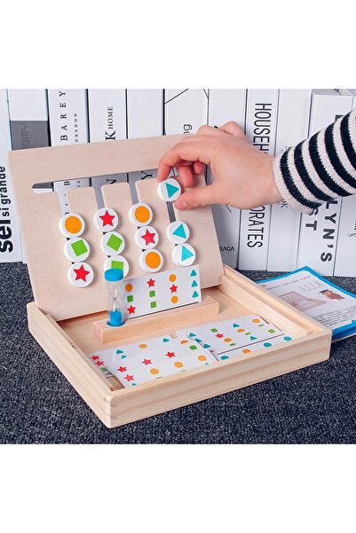 Generic Brand Color and Four Wood Block Puzzle Educational Toy for Children -...
