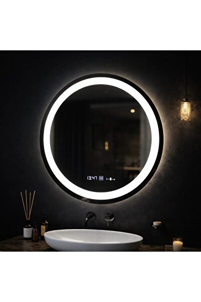 Flippy Στρογγυλός καθρέφτης LED, Διάμετρος 50 εκ., Celeste MotionGlow Marcell...