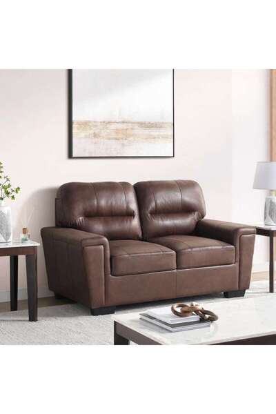 PAN HOME Virelia 2 Seater Sofa - Brown
