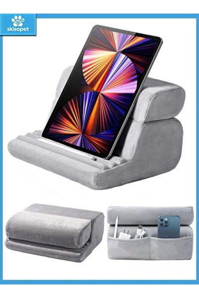 Generic Tablet Pillow Stand,Pillow Tablet Holder,Foldable Tablet Cushion Stan...