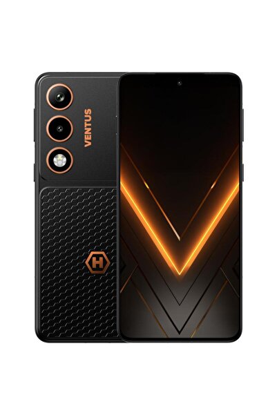 Hammer Κινητό Τηλέφωνο Ventus 5G 256GB 8GB RAM Μαύρο-Πορτοκαλί