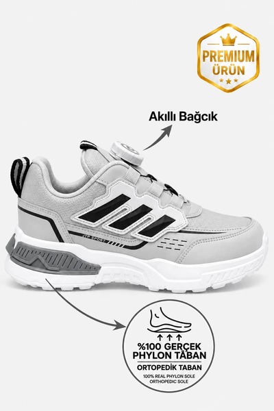 Beınsteps حذاء رياضي ذكي للأولاد برباط، حذاء رياضي كاجوال مريح بنعل سميك، حذا...