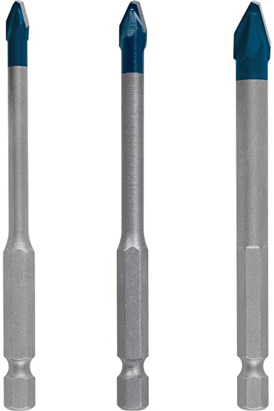 Boschen Bosch Professional 3 pc. Expert HEX-9 HardCeramic Drill Bit Set (for ...